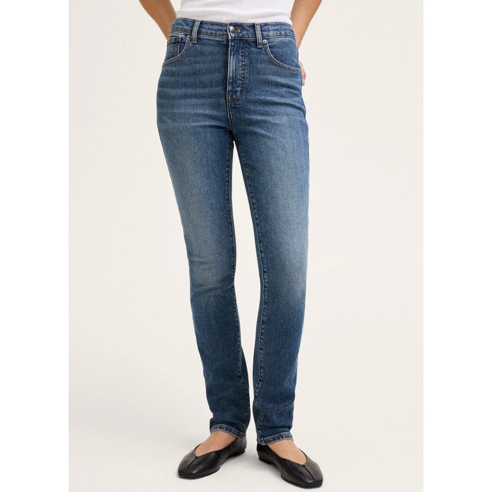 Madewell | NWT Tall Pencil Jean in Concho Wash High Rise Slim Straight | Sz T30